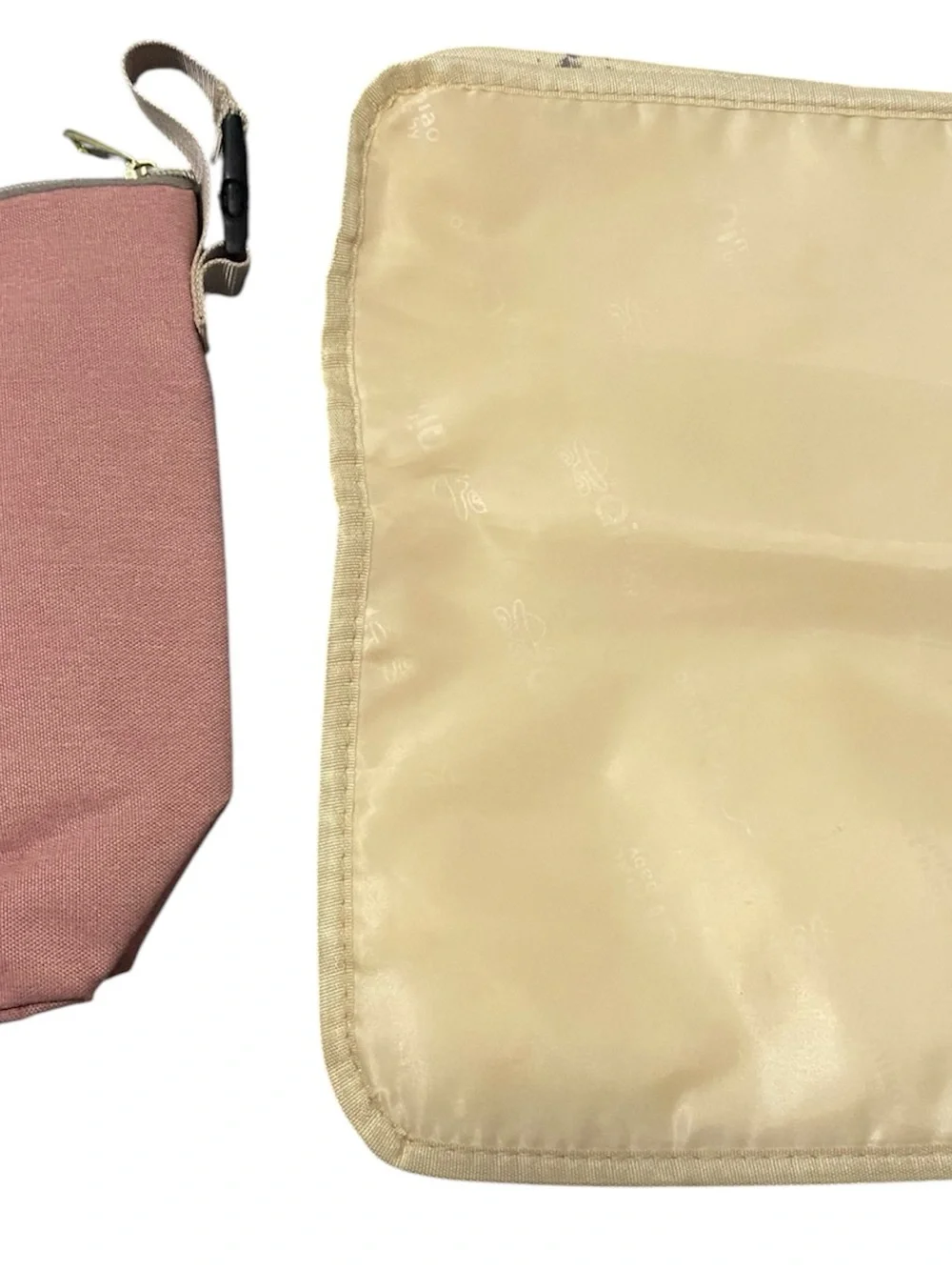 Source Unknown Pink & Gray Baby Diaper Backpack